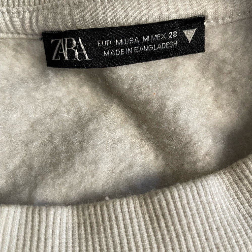 Cropped Cream Sweater